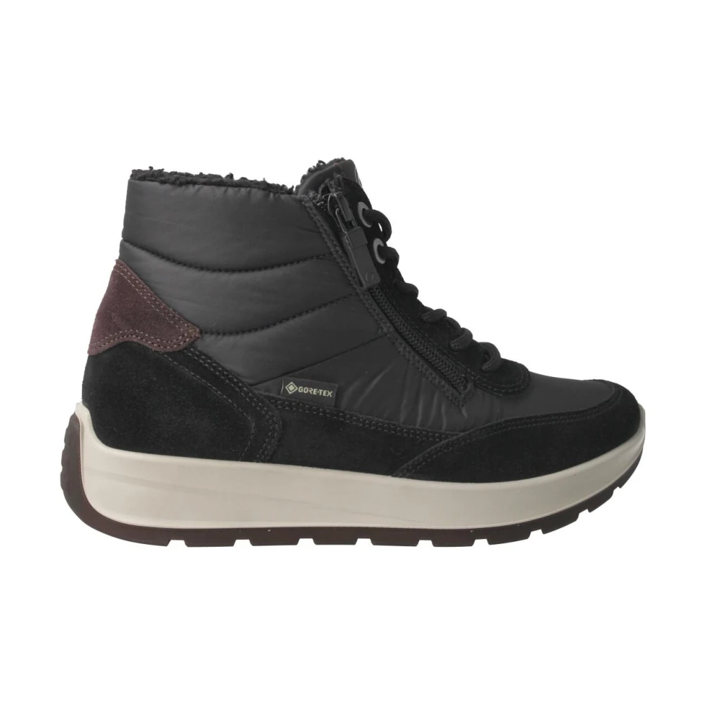 Sort Gore-Tex Dame Sneaker Boot