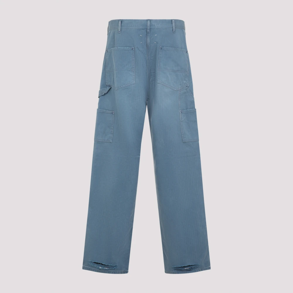 Maison Margiela Klassieke Denim Jeans met Vijf Zakken Blue Heren