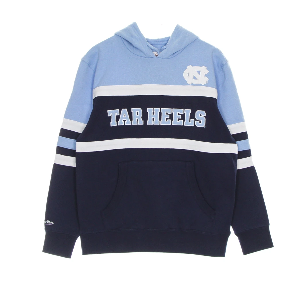 Mitchell & Ness UNC Tar Heels Hoodie Navy Blauw Blue Heren