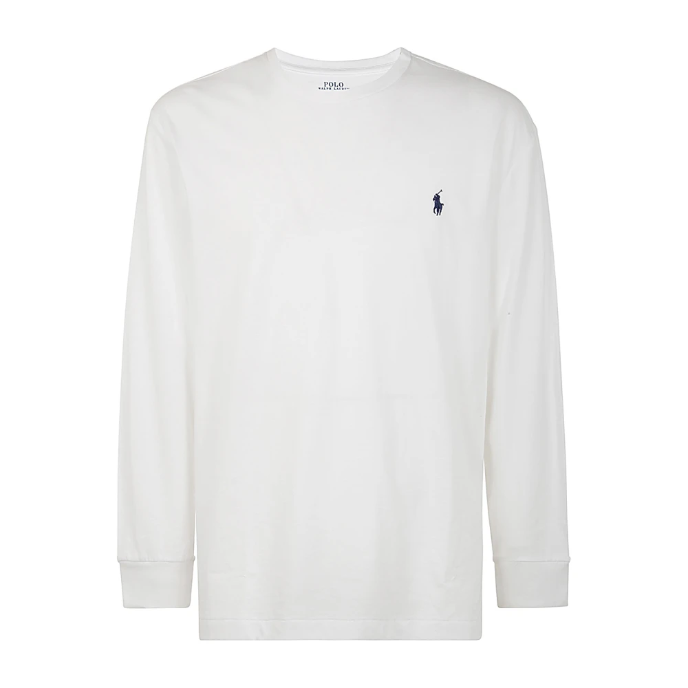 Ralph Lauren Vit Långärmad T-shirt White, Herr