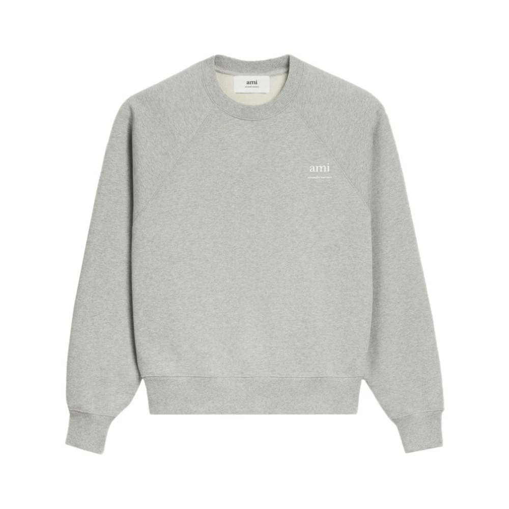 Ami Paris Sweatshirts Gray Heren