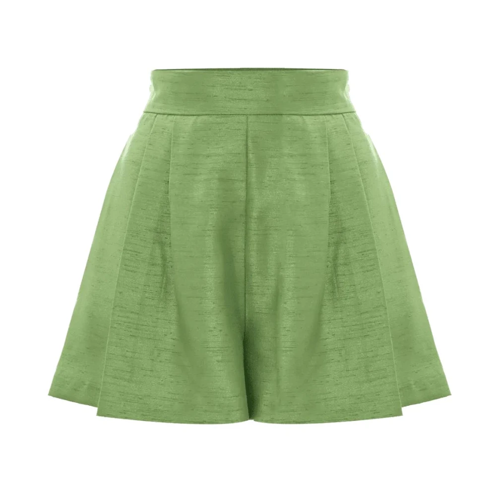 Kocca Polyester Flared Dames Shorts Green Dames