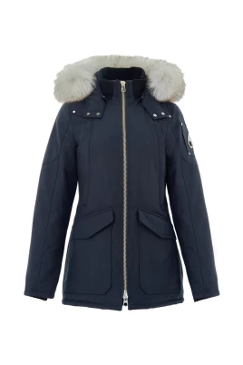 Field Jacket con Collo Pelliccia