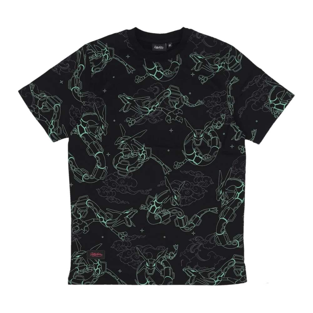 Dolly Noire Men's Multicolor T-Shirts, Xs, Rayquaza Pattern Tee