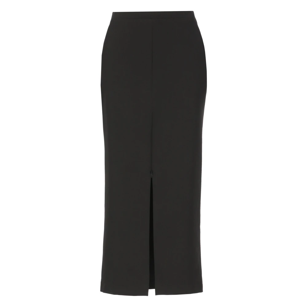 Pinko Zwarte Lange Rok met Zakken Black Dames