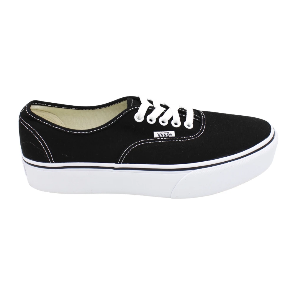Vans Platform Canvas Veterschoenen Heren Schoenen Zwart