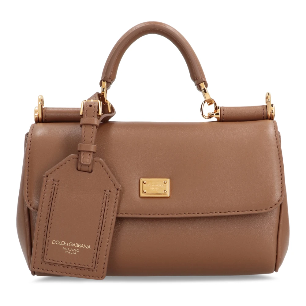 Dolce & Gabbana Women's Brown Handbags, One Size, My Sicily Handbag