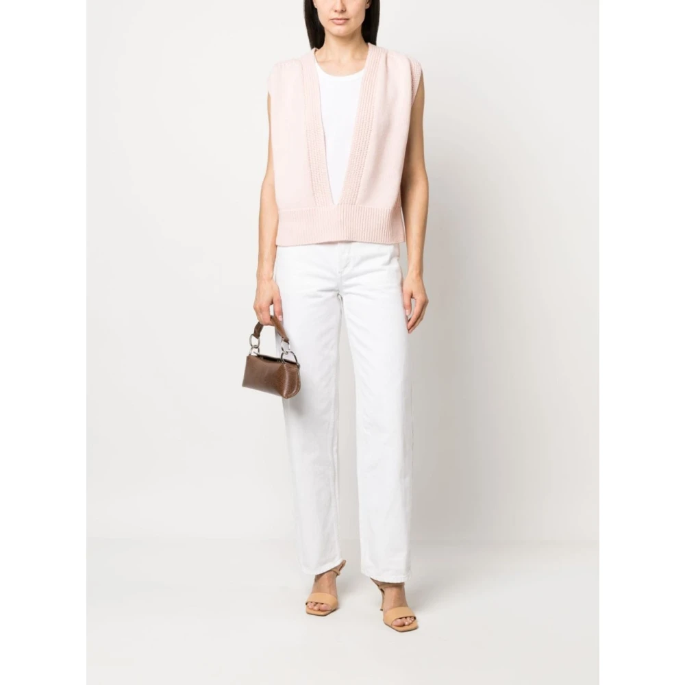 Sa Su Phi Roze Sweater met Giro Collo Pink Dames