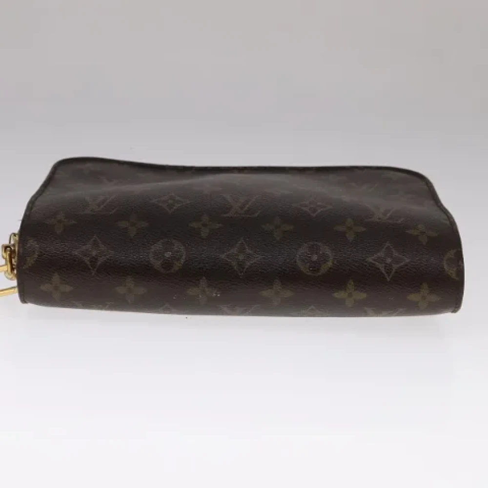 Louis Vuitton Vintage Pre-owned Canvas clutches Brown Dames