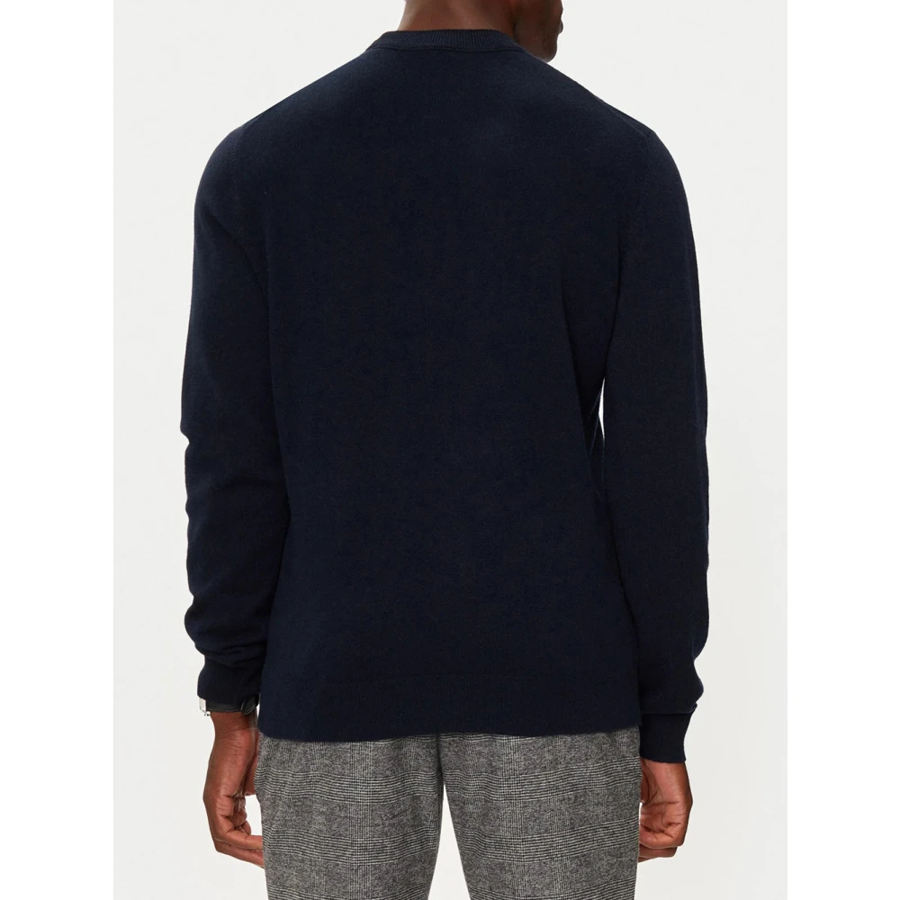 Hugo Boss Donkerblauwe Sweater Regular Fit Blue Heren