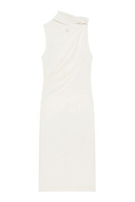 robe-ecru-avec-detail-torsade-sans-manches