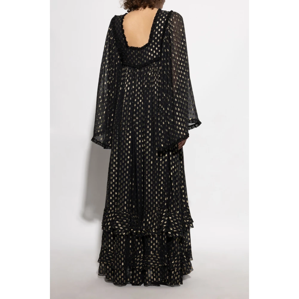 Chloé Jurk met lurex draad Black Dames