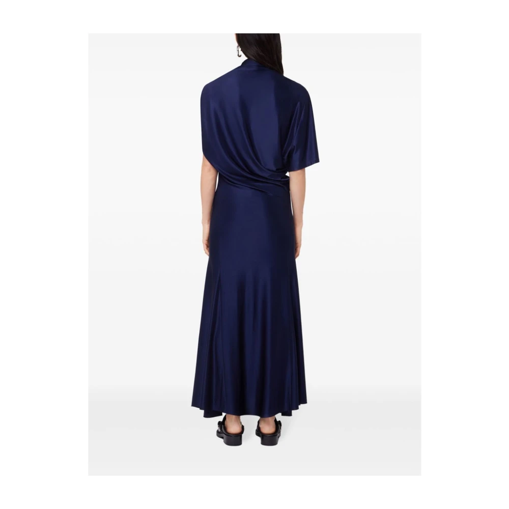 Paco Rabanne Elegante Lange Jurk Blue Dames