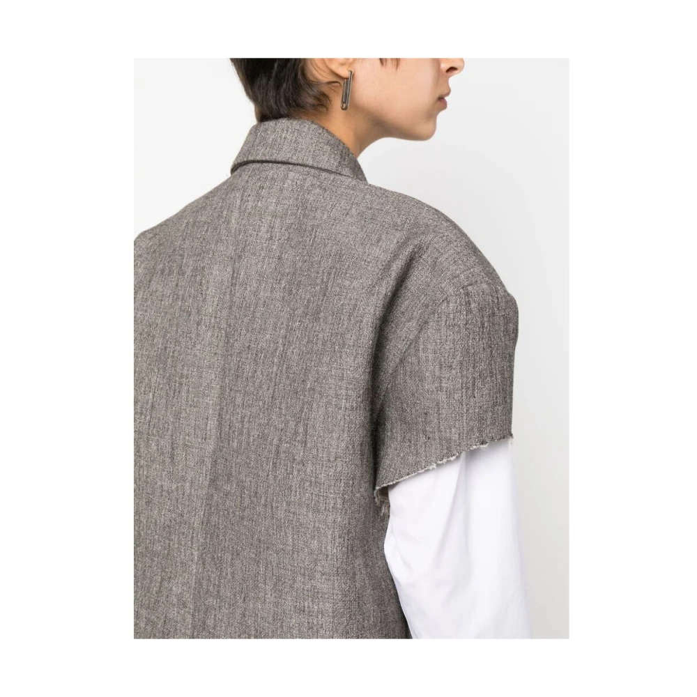 Niccolò Pasqualetti Double-Breasted Coats Brown Dames