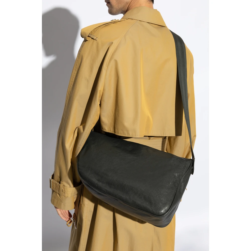 Burberry Schoudertas Schild Messenger Groot Gray Heren