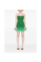 feather-trim-grass-green-dress-with-side-slit