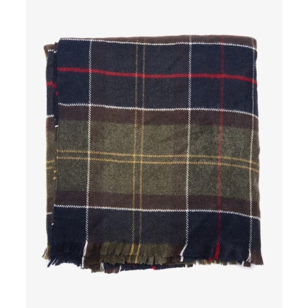 Barbour Stijlvolle Tartan Serape Wrap Multicolor Dames