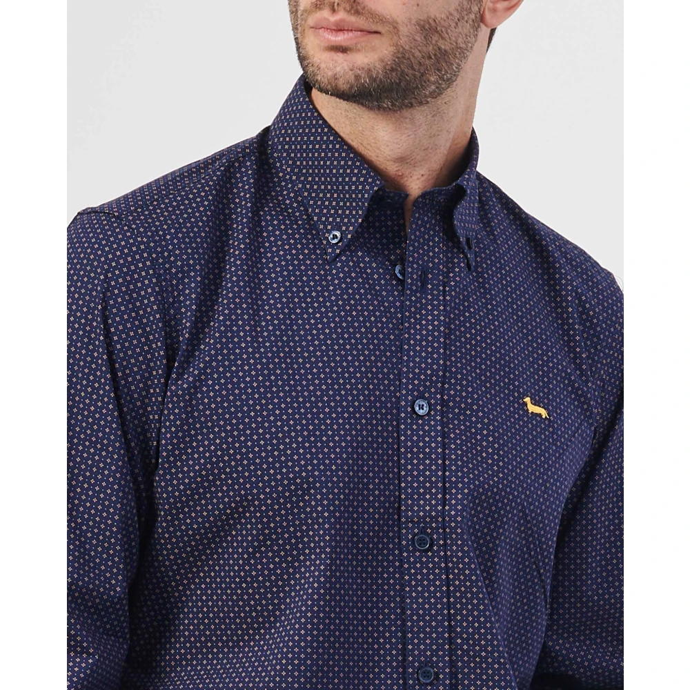 Harmont & Blaine Overhemden Blauw Blue Heren