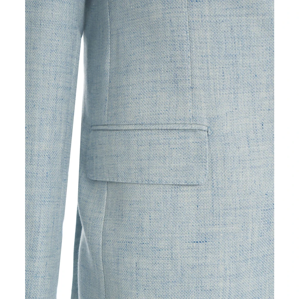 Tagliatore Herenkleding Blazer Blauw Ss25 Blue Heren