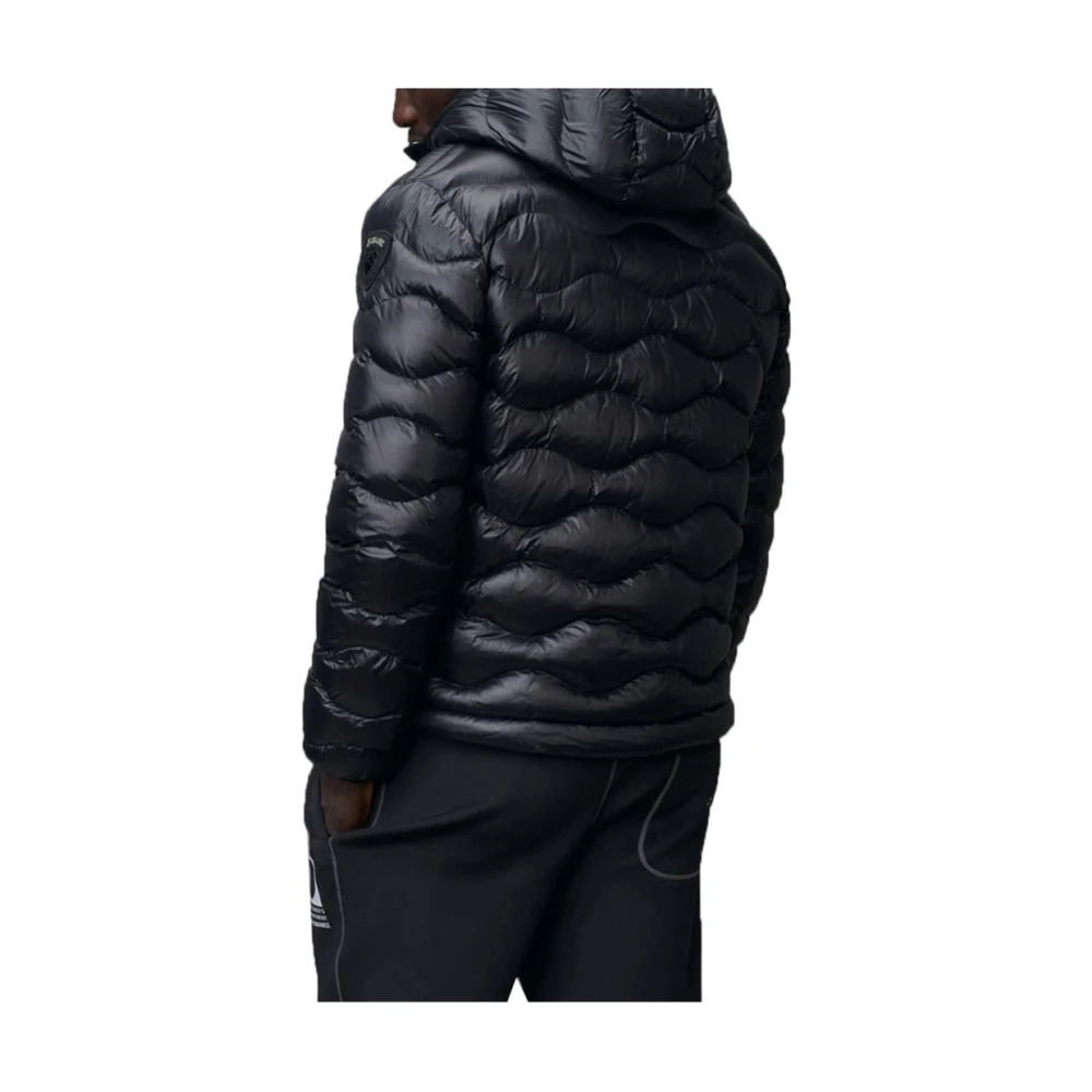 Blauer Klassieke Herenjas Black Heren