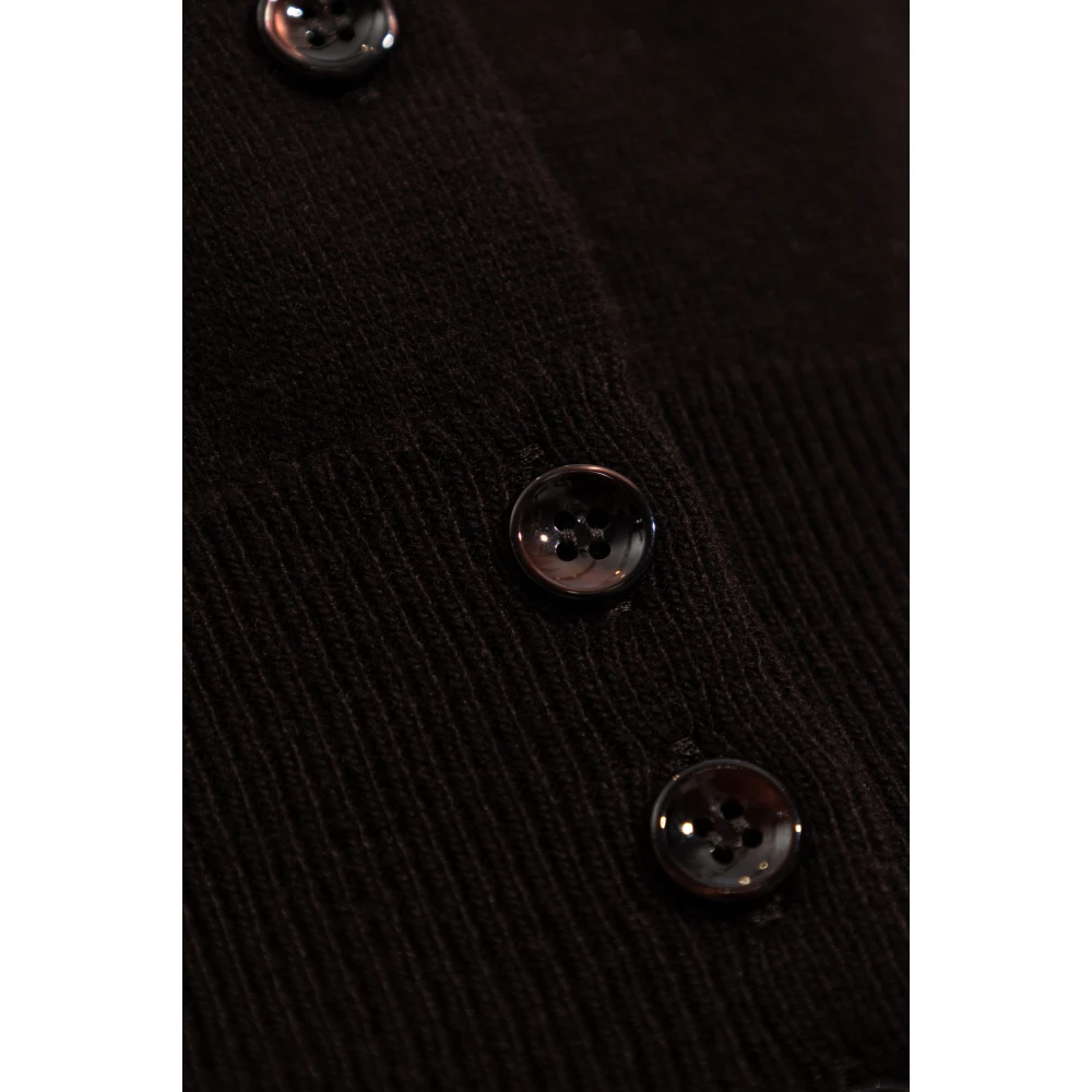 Maison Margiela Wollen vest Brown Dames