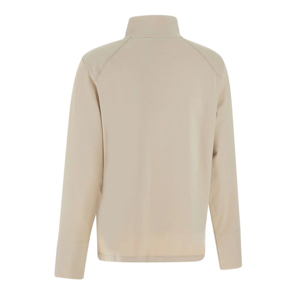 IRO Beige Sweatshirt met Hoge Kraag Beige Dames