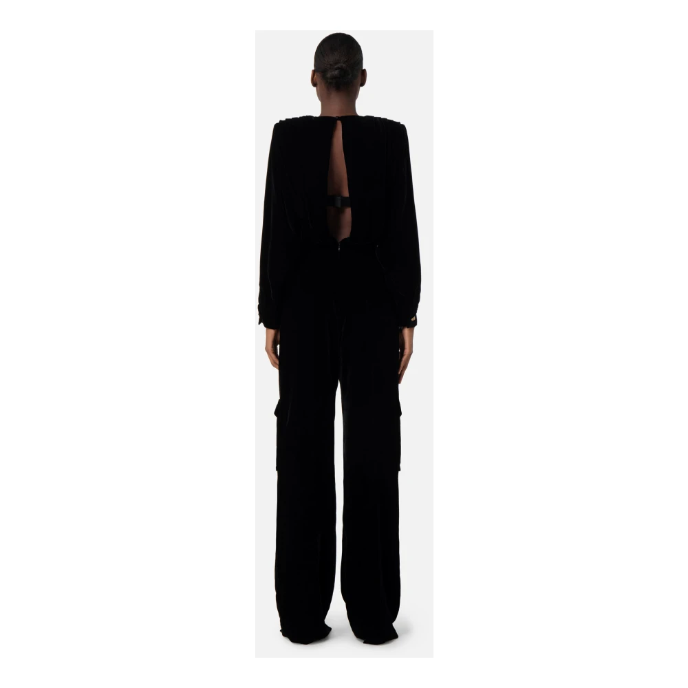 Elisabetta Franchi 110Ero Jumpsuit Black Dames