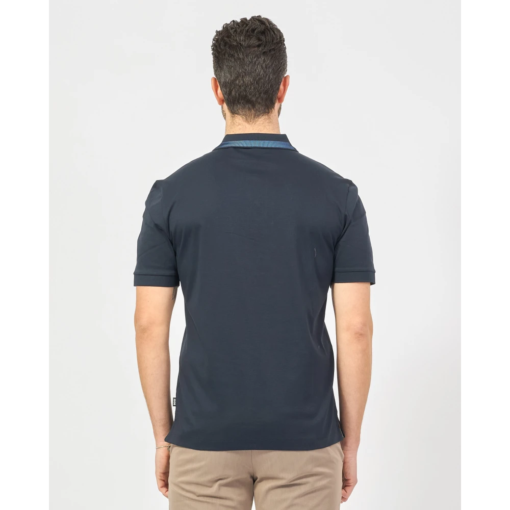 Hugo Boss Blauwe Polo T-shirt Slim Fit Blue Heren