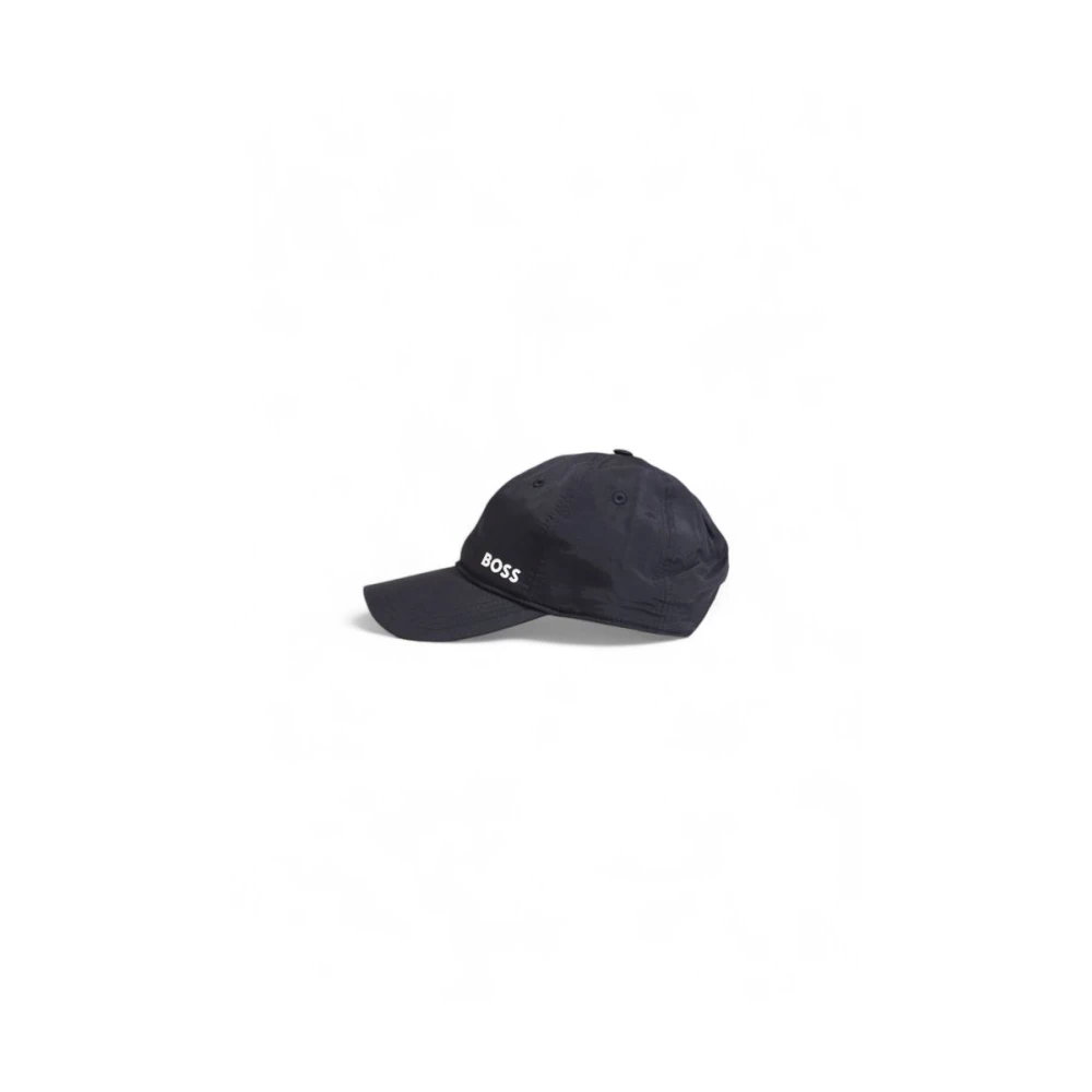 Hugo Boss Zwarte Polyamide Heren Hoeden Collectie Black Heren