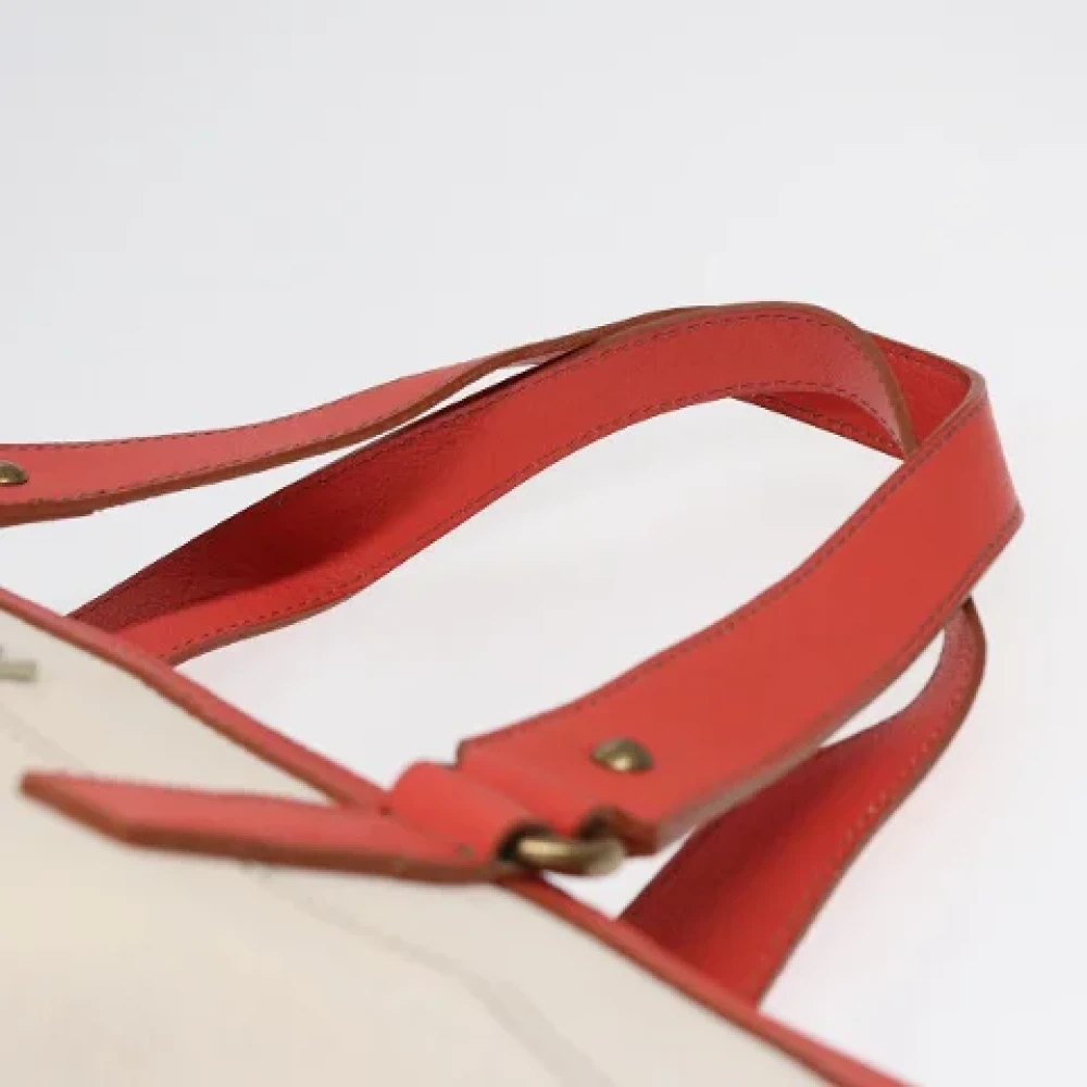 Burberry Vintage Pre-owned Canvas shoulder-bags White Dames