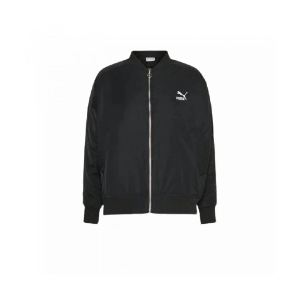 Puma Polyester bomberjack met elastische boorden Black Dames