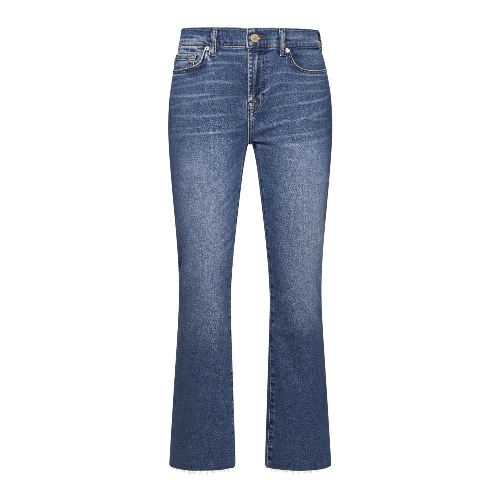 7 For All Mankind Bootcut-jeans Blue, Dam