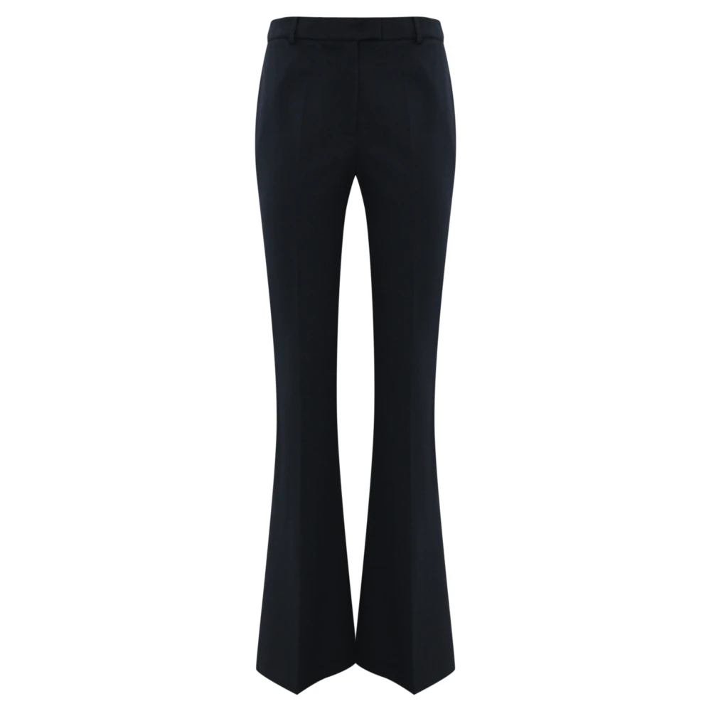 Liviana Conti Blauwe Flared Broek Milano Design Blue Dames