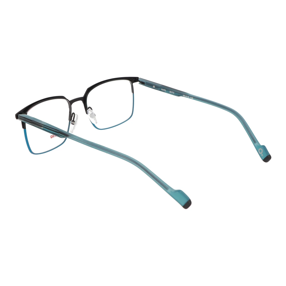 Etnia Barcelona Kleurrijke Rechthoekige Metalen Frame Bril Blue Unisex