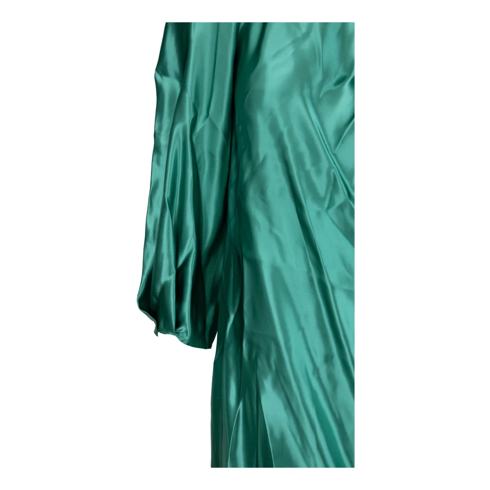 Elisabetta Franchi Jurk met rits en haak Green Dames