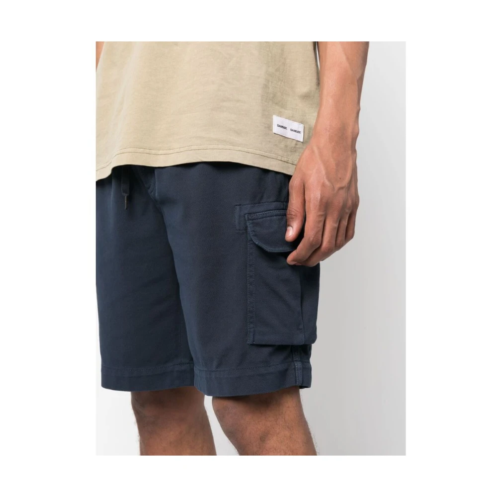Circolo 1901 Navy Blauwe Cargo Shorts Blue Heren
