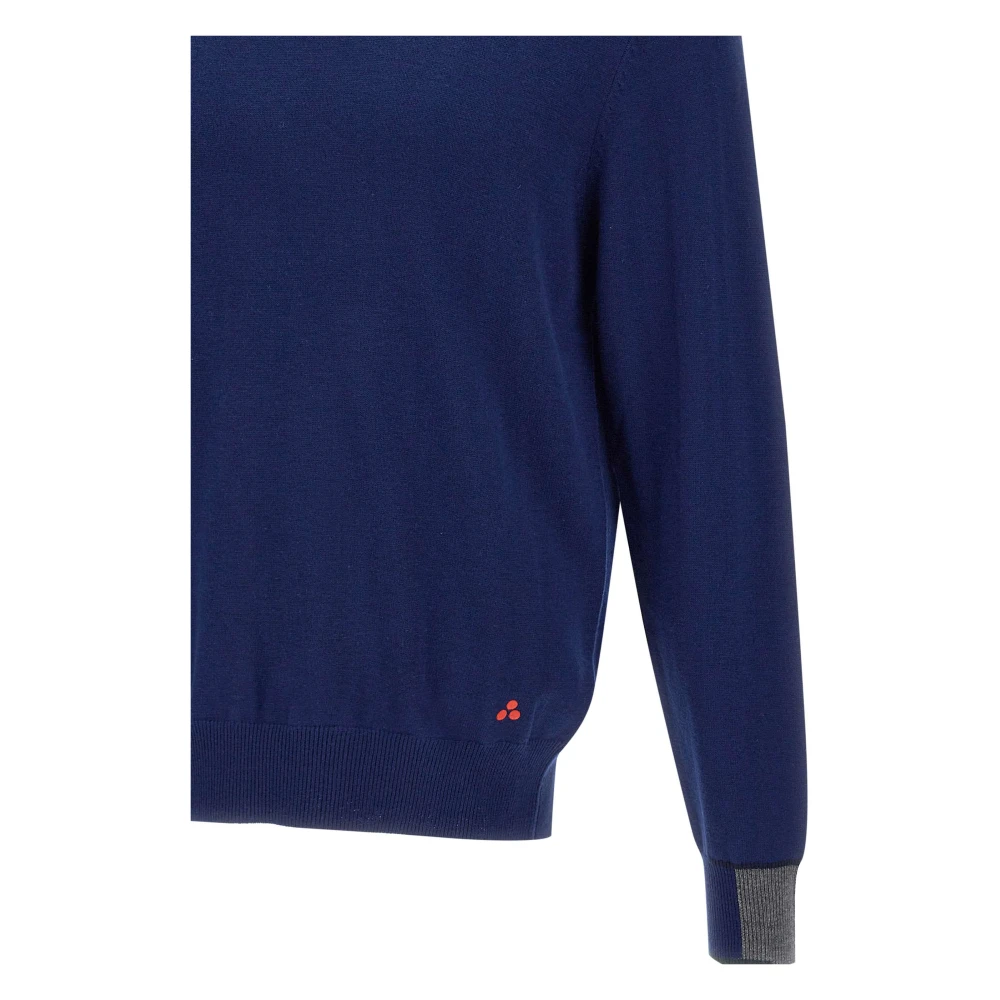 Peuterey Marlon Heren Wollen Trui Blue Heren