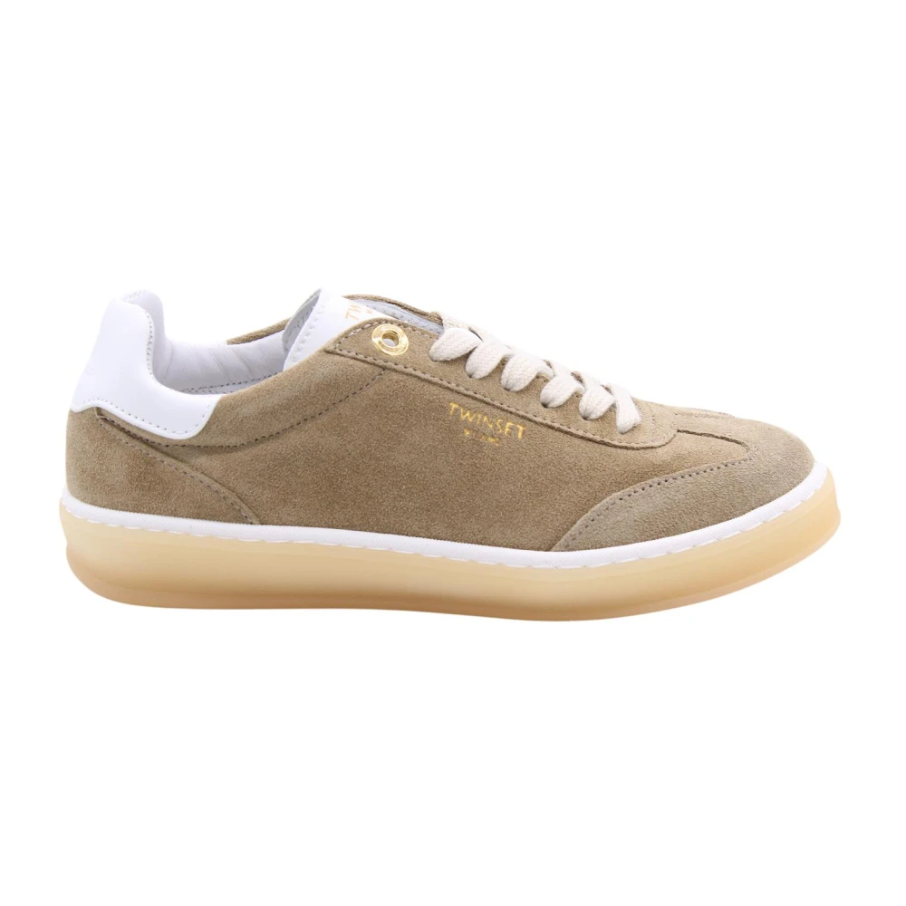 Twinset Women's Beige Stylish Sneaker For Men And - Sneakers - 7 Uk - Shoes