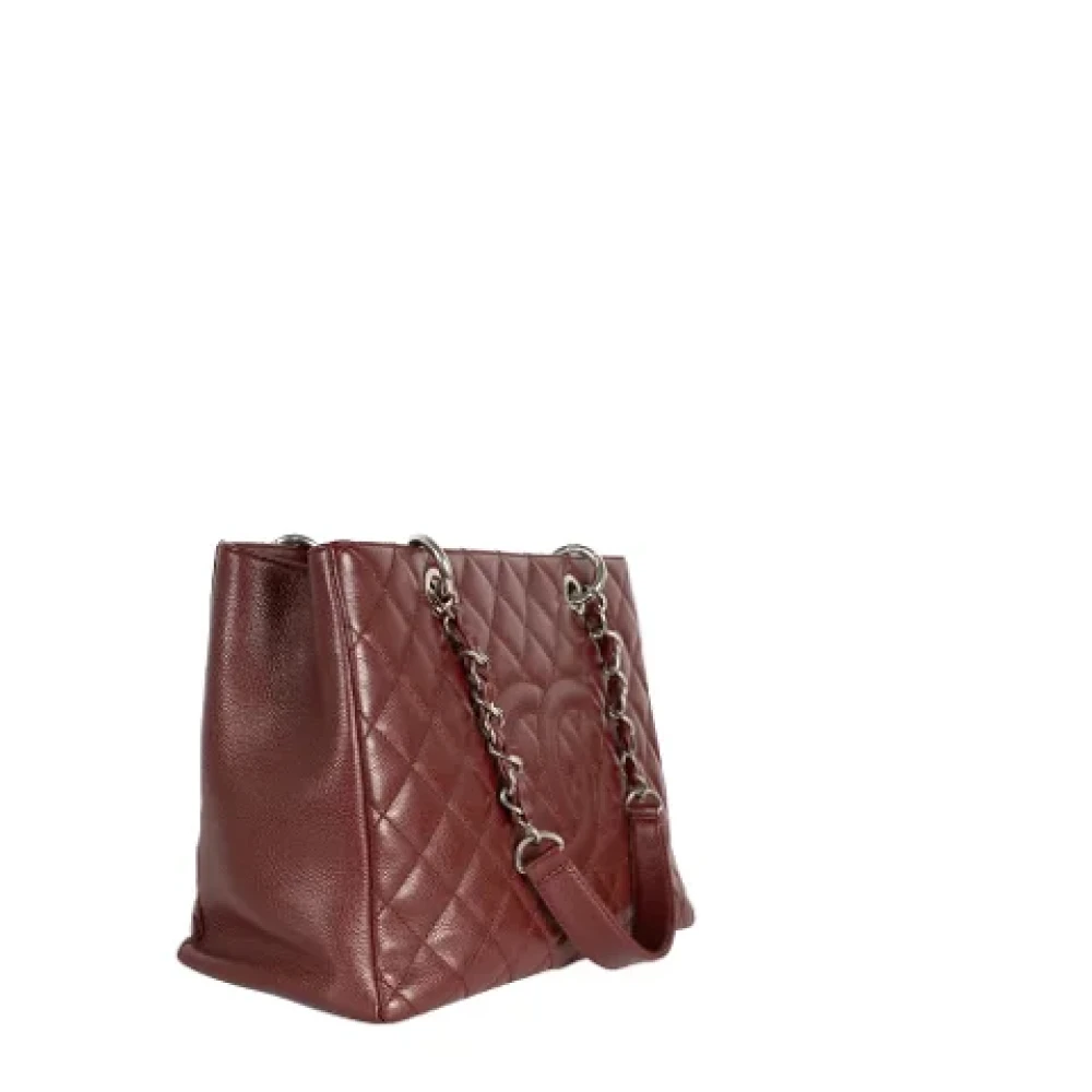 Chanel Vintage Pre-owned Leather chanel-bags Red Dames