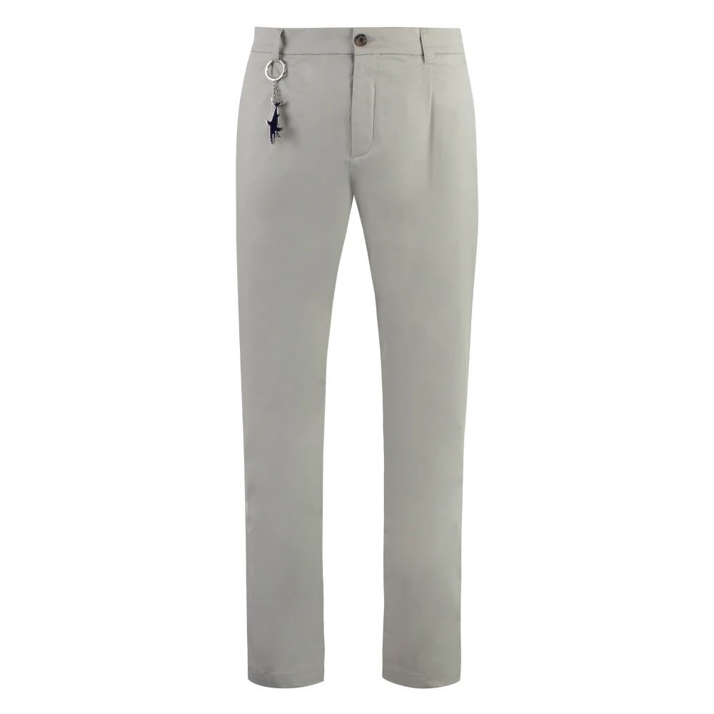 PAUL & SHARK Charm Key Katoenen Broek Gray Heren