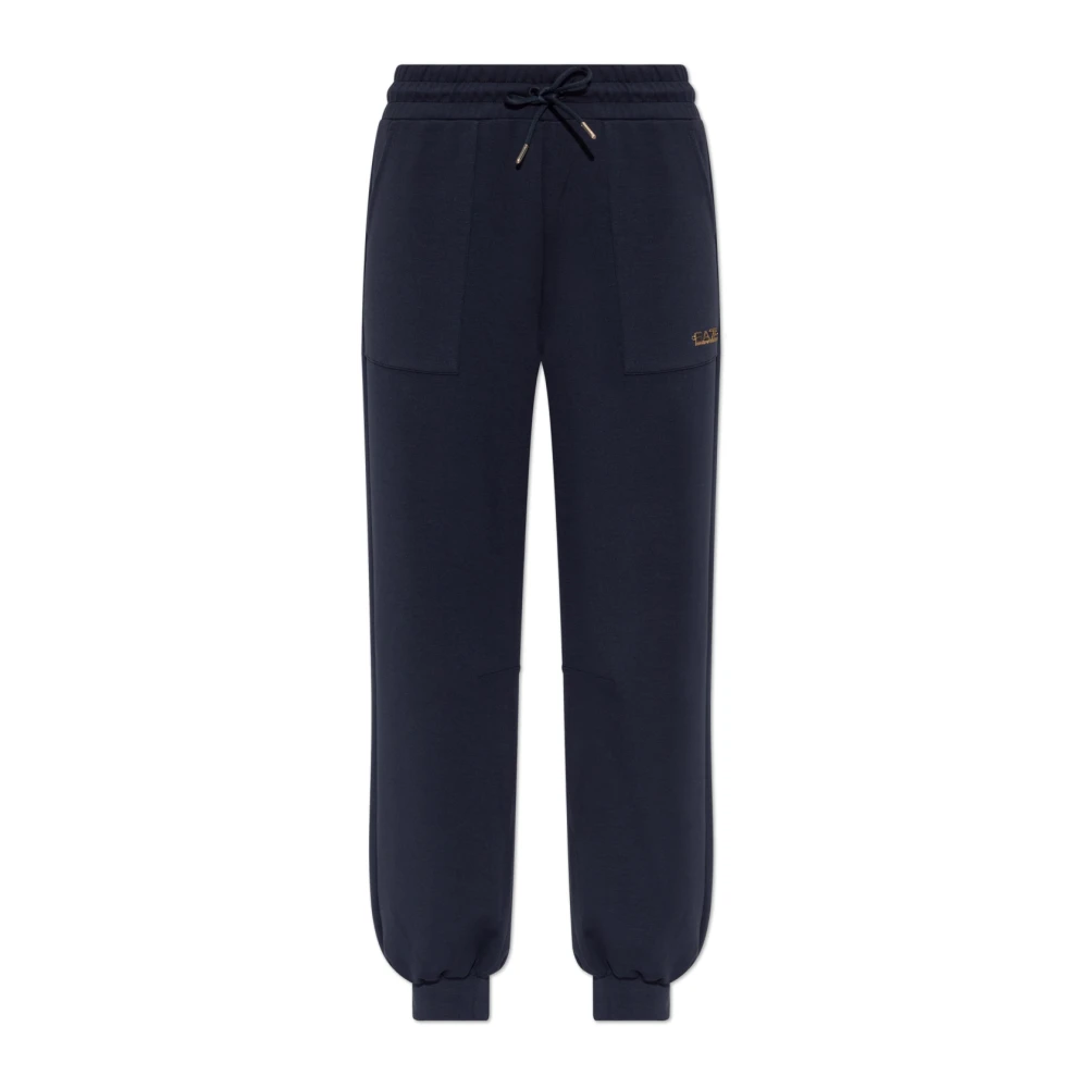 Emporio Armani Ea7 Vrouw Blauw Broeken Dames, Xs, Broeken