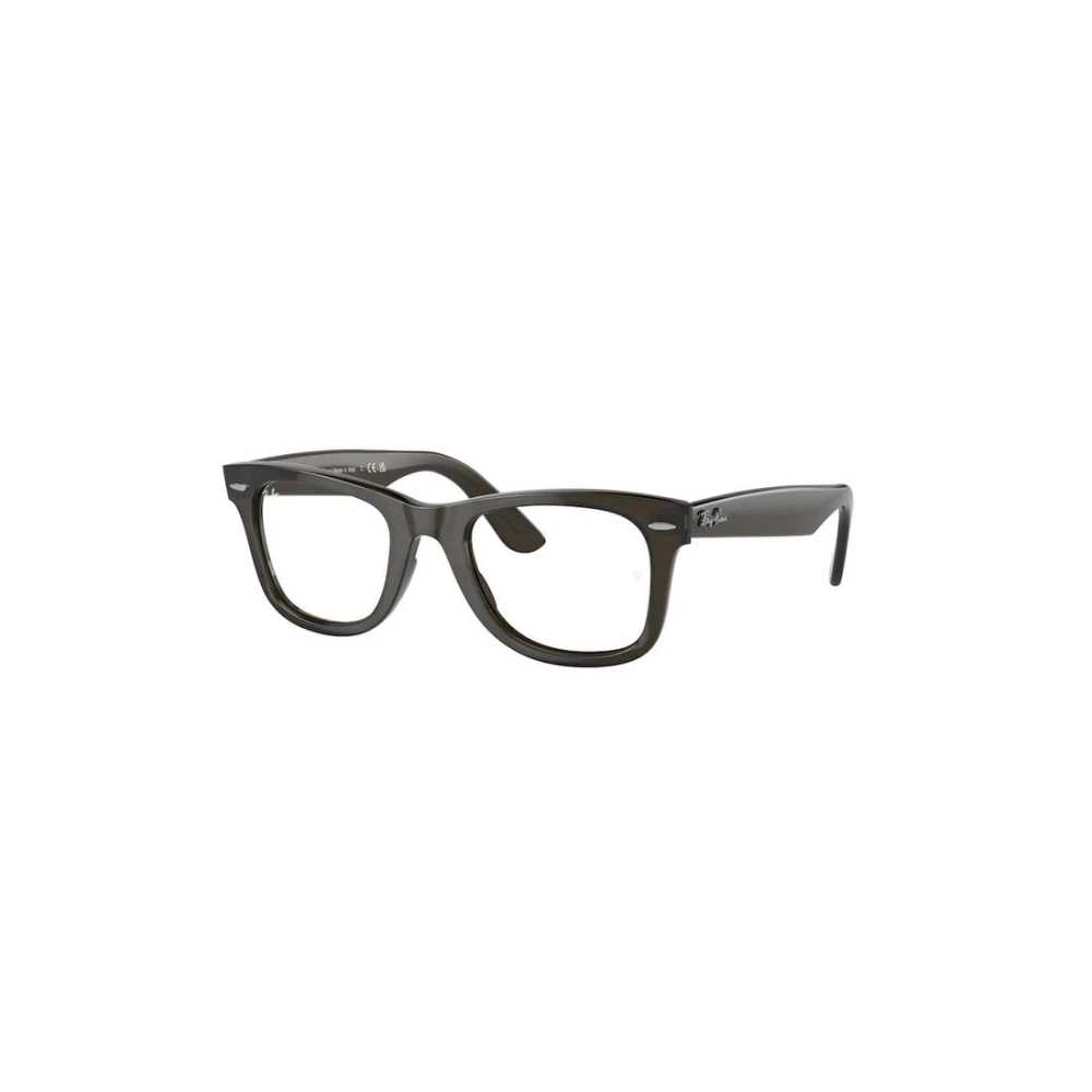 Ray-Ban Unisex Green Glasses, 50 Mm, Wayfarer Ease