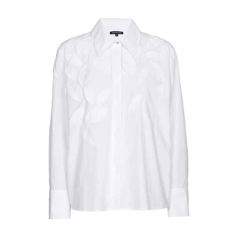 Caroline Biss Elegante Blouse met Lange Mouwen White Dames