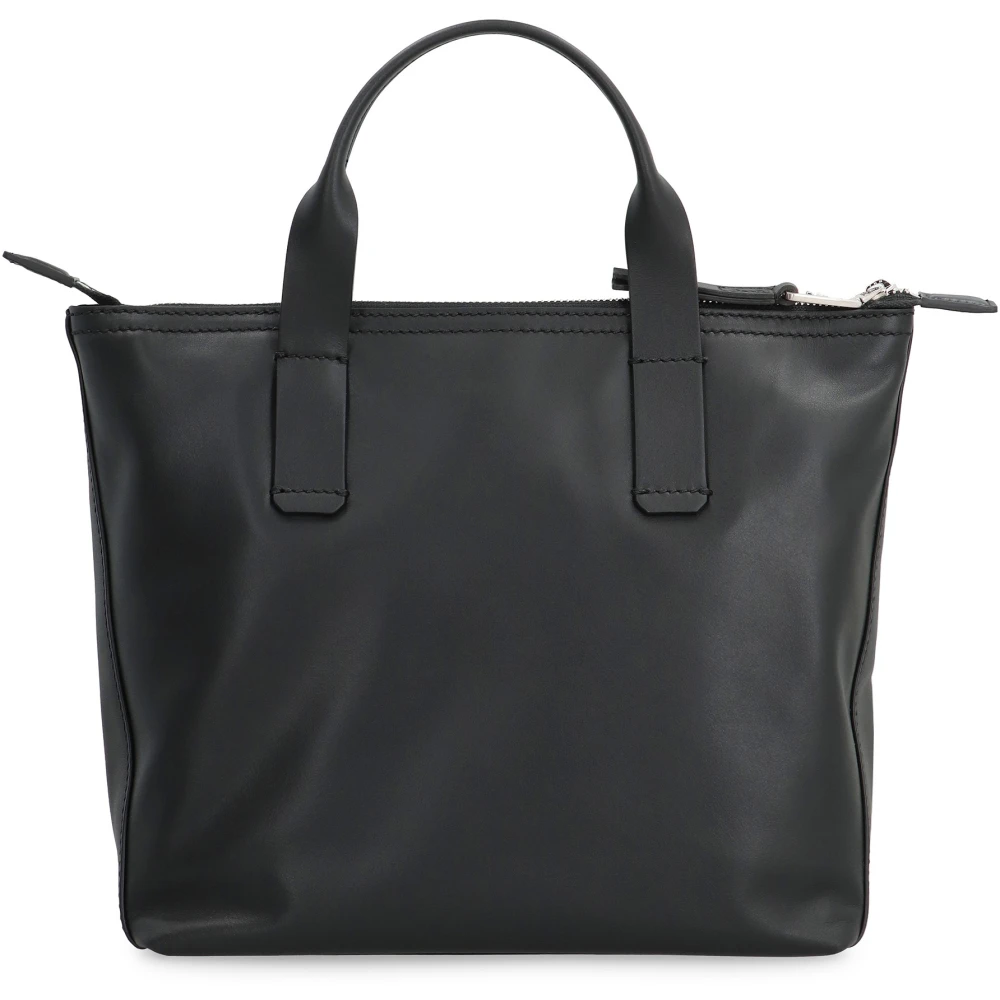 Dolce & Gabbana Leren Tote Tas met Handvatten Black Heren