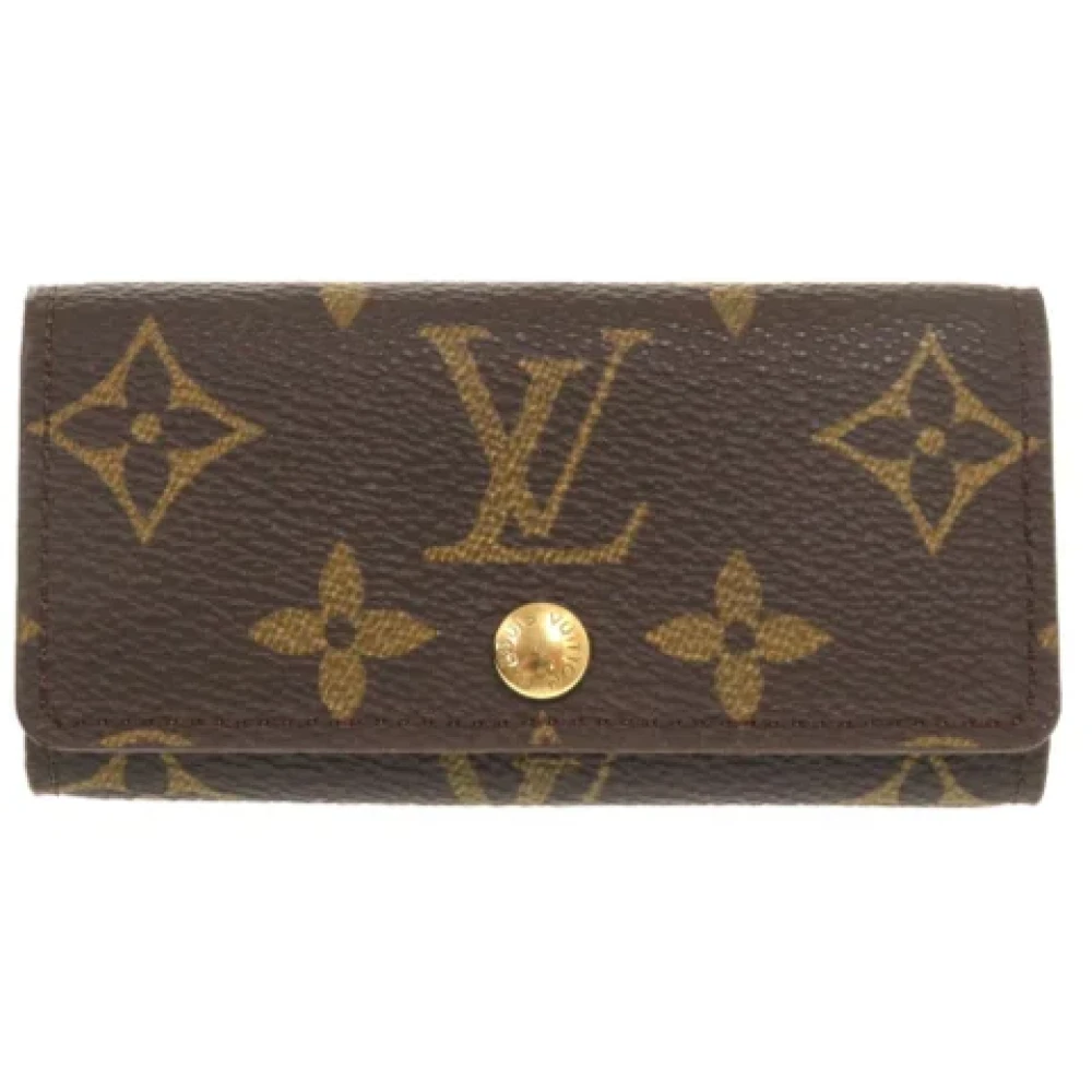 Louis Vuitton Vintage Pre-owned Fabric key-holders Brown Dames
