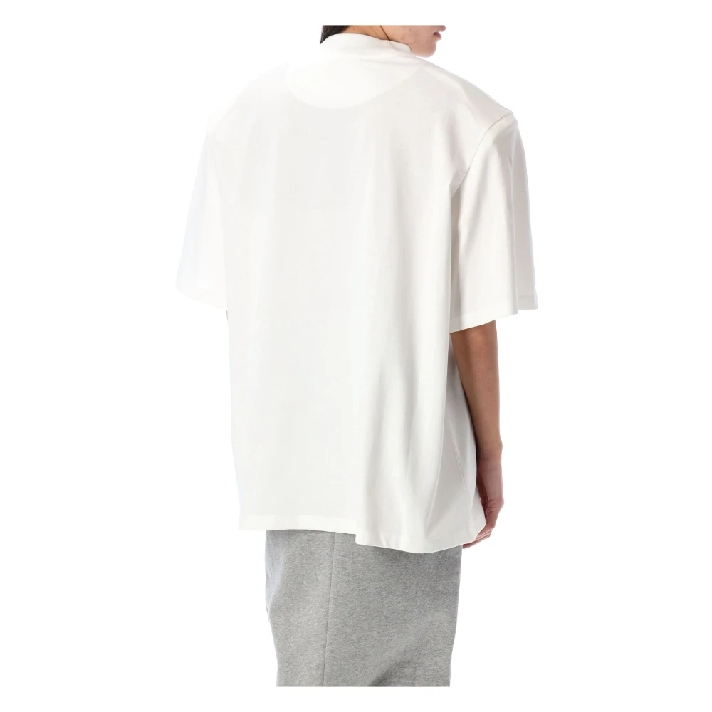 The Attico Stijlvolle Kylie T-shirt voor vrouwen White Dames