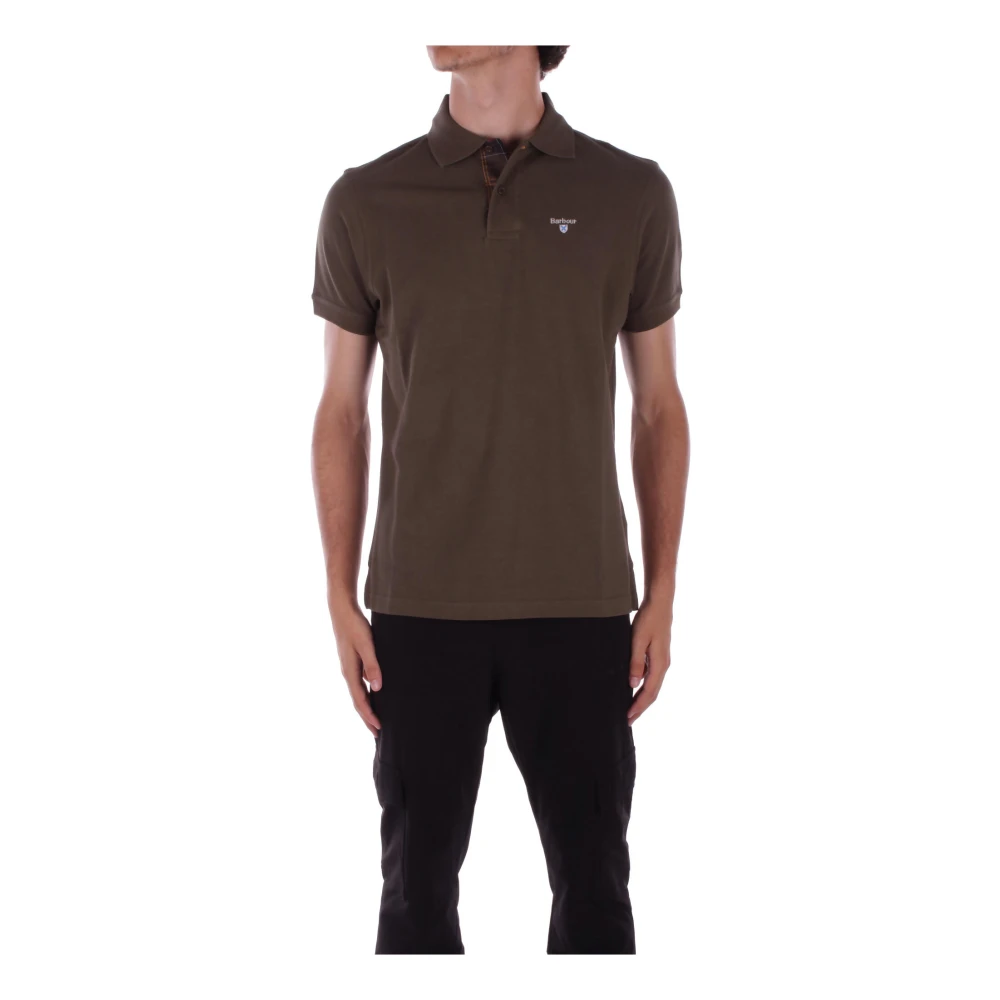 Barbour Groene Polo T-shirts en Polos Green Heren