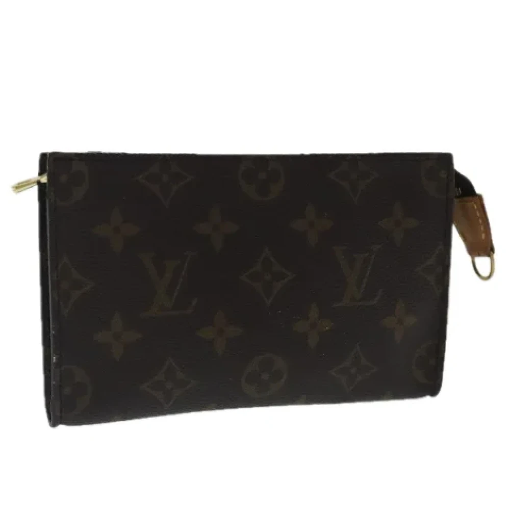 Louis Vuitton Vintage Pre-owned Canvas pouches Brown Dames