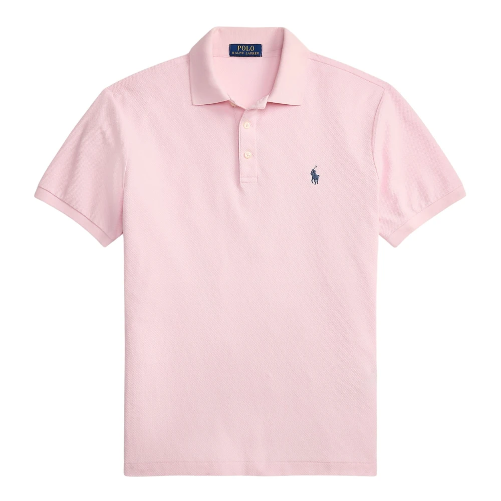 Ralph Lauren Men's Pink Polo Shirts, Xl, Slim Fit Pique Polo