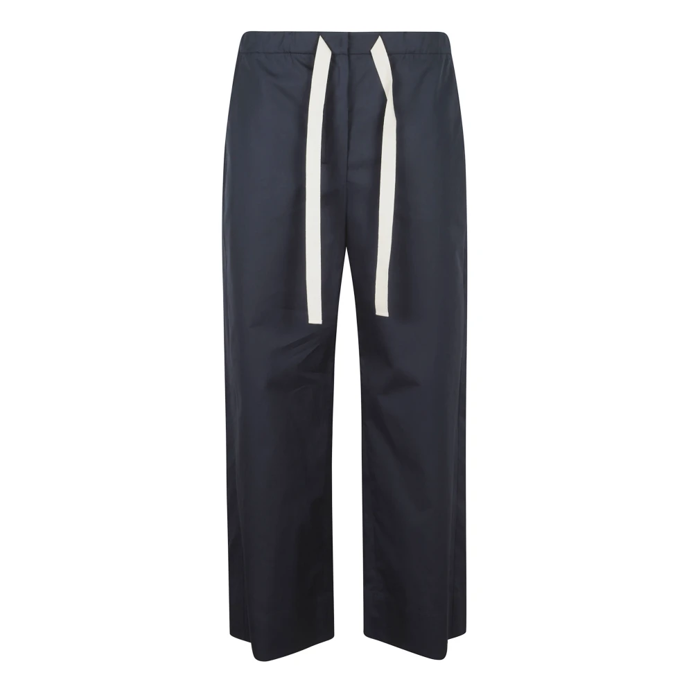 Max Mara Women's Blue Wide Trousers, Xs, Wide Trousers